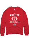 Main image for David Adolph  Rally Ohio State Buckeyes Mens Red NIL Sport Icon Long Sleeve Crew Sweatshirt