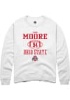 Main image for Jason Moore  Rally Ohio State Buckeyes Mens White NIL Sport Icon Long Sleeve Crew Sweatshirt