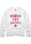 Main image for Jayden Bonsu  Rally Ohio State Buckeyes Mens White NIL Sport Icon Long Sleeve Crew Sweatshirt