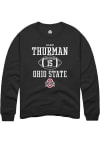 Main image for Jelani Thurman  Rally Ohio State Buckeyes Mens Black NIL Sport Icon Long Sleeve Crew Sweatshirt