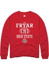 Main image for Josh Fryar  Rally Ohio State Buckeyes Mens Red NIL Sport Icon Long Sleeve Crew Sweatshirt