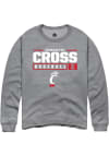 Main image for Kerrington Cross Rally Mens Graphite Cincinnati Bearcats NIL Stacked Box Crew Sweatshirt