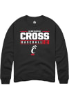 Main image for Kerrington Cross  Rally Cincinnati Bearcats Mens Black NIL Stacked Box Long Sleeve Crew Sweatshi..