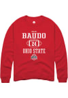 Main image for Nolan Baudo  Rally Ohio State Buckeyes Mens Red NIL Sport Icon Long Sleeve Crew Sweatshirt