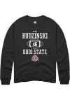 Main image for Ryan Rudzinski  Rally Ohio State Buckeyes Mens Black NIL Sport Icon Long Sleeve Crew Sweatshirt