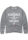 Main image for Kory Klingenbeck Rally Mens Graphite Cincinnati Bearcats NIL Sport Icon Crew Sweatshirt