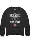 Main image for Zenuae Michalski  Rally Ohio State Buckeyes Mens Black NIL Sport Icon Long Sleeve Crew Sweatshir..