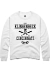 Main image for Kory Klingenbeck  Rally Cincinnati Bearcats Mens White NIL Sport Icon Long Sleeve Crew Sweatshir..