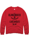 Main image for Kory Klingenbeck  Rally Cincinnati Bearcats Mens Red NIL Sport Icon Long Sleeve Crew Sweatshirt