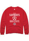 Main image for Anthony Samways  Rally Ohio State Buckeyes Mens Red NIL Sport Icon Long Sleeve Crew Sweatshirt