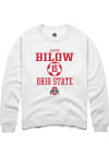 Main image for Ashton Bilow  Rally Ohio State Buckeyes Mens White NIL Sport Icon Long Sleeve Crew Sweatshirt