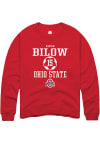 Main image for Ashton Bilow  Rally Ohio State Buckeyes Mens Red NIL Sport Icon Long Sleeve Crew Sweatshirt