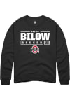 Main image for Ashton Bilow  Rally Ohio State Buckeyes Mens Black NIL Stacked Box Long Sleeve Crew Sweatshirt