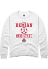 Main image for Nathan Demian  Rally Ohio State Buckeyes Mens White NIL Sport Icon Long Sleeve Crew Sweatshirt