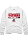 Main image for Parker Grinstead  Rally Ohio State Buckeyes Mens White NIL Stacked Box Long Sleeve Crew Sweatshi..