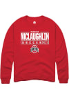 Main image for Patrick McLaughlin  Rally Ohio State Buckeyes Mens Red NIL Stacked Box Long Sleeve Crew Sweatshi..