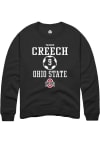 Main image for Tanner Creech  Rally Ohio State Buckeyes Mens Black NIL Sport Icon Long Sleeve Crew Sweatshirt