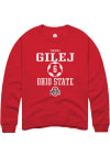 Main image for Thomas Gilej  Rally Ohio State Buckeyes Mens Red NIL Sport Icon Long Sleeve Crew Sweatshirt