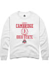 Main image for Kennedy Cambridge  Rally Ohio State Buckeyes Mens White NIL Sport Icon Long Sleeve Crew Sweatshi..