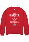 Main image for Natalie Garcia  Rally Ohio State Buckeyes Mens Red NIL Sport Icon Long Sleeve Crew Sweatshirt