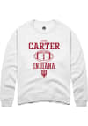 Main image for Andre Carter  Rally Indiana Hoosiers Mens White NIL Sport Icon Long Sleeve Crew Sweatshirt