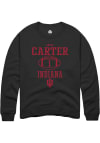 Main image for Andre Carter  Rally Indiana Hoosiers Mens Black NIL Sport Icon Long Sleeve Crew Sweatshirt