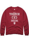 Main image for Nicolas Toomer Rally Mens Red Indiana Hoosiers NIL Sport Icon Crew Sweatshirt