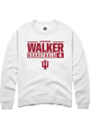 Main image for Anthony Walker  Rally Indiana Hoosiers Mens White NIL Stacked Box Long Sleeve Crew Sweatshirt