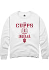Main image for Gabe Cupps  Rally Indiana Hoosiers Mens White NIL Sport Icon Long Sleeve Crew Sweatshirt