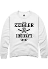 Main image for Trevor Zeigler  Rally Cincinnati Bearcats Mens White NIL Sport Icon Long Sleeve Crew Sweatshirt