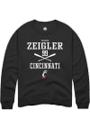 Main image for Trevor Zeigler  Rally Cincinnati Bearcats Mens Black NIL Sport Icon Long Sleeve Crew Sweatshirt