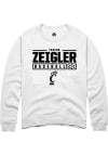 Main image for Trevor Zeigler  Rally Cincinnati Bearcats Mens White NIL Stacked Box Long Sleeve Crew Sweatshirt