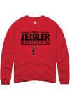 Main image for Trevor Zeigler  Rally Cincinnati Bearcats Mens Red NIL Stacked Box Long Sleeve Crew Sweatshirt