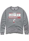 Main image for Trevor Zeigler Rally Mens Graphite Cincinnati Bearcats NIL Stacked Box Crew Sweatshirt