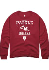 Main image for Kristina Paegle Rally Mens Red Indiana Hoosiers NIL Sport Icon Crew Sweatshirt