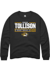Main image for Connor Tollison  Rally Missouri Tigers Mens Black NIL Stacked Box Long Sleeve Crew Sweatshirt