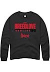 Main image for Lani Breedlove Rally Mens Black Nebraska Cornhuskers NIL Stacked Box Crew Sweatshirt