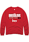 Main image for Lani Breedlove Rally Mens Red Nebraska Cornhuskers NIL Stacked Box Crew Sweatshirt