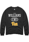 Main image for Caleb Williams  Rally Pitt Panthers Mens Black NIL Sport Icon Long Sleeve Crew Sweatshirt