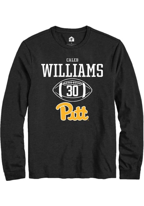 Caleb Williams Rally Mens Black Pitt Panthers NIL Sport Icon Tee