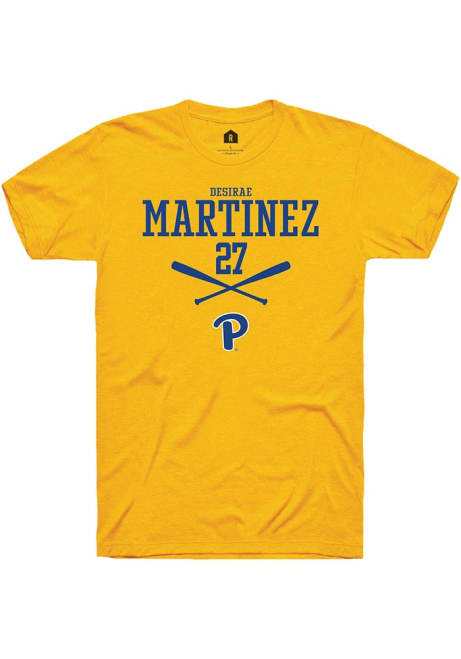 Desirae Martinez Gold Pitt Panthers NIL Sport Icon Short Sleeve T Shirt