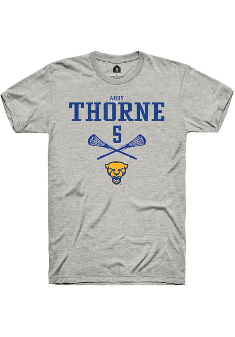 Abby Thorne Ash Pitt Panthers NIL Sport Icon Short Sleeve T Shirt