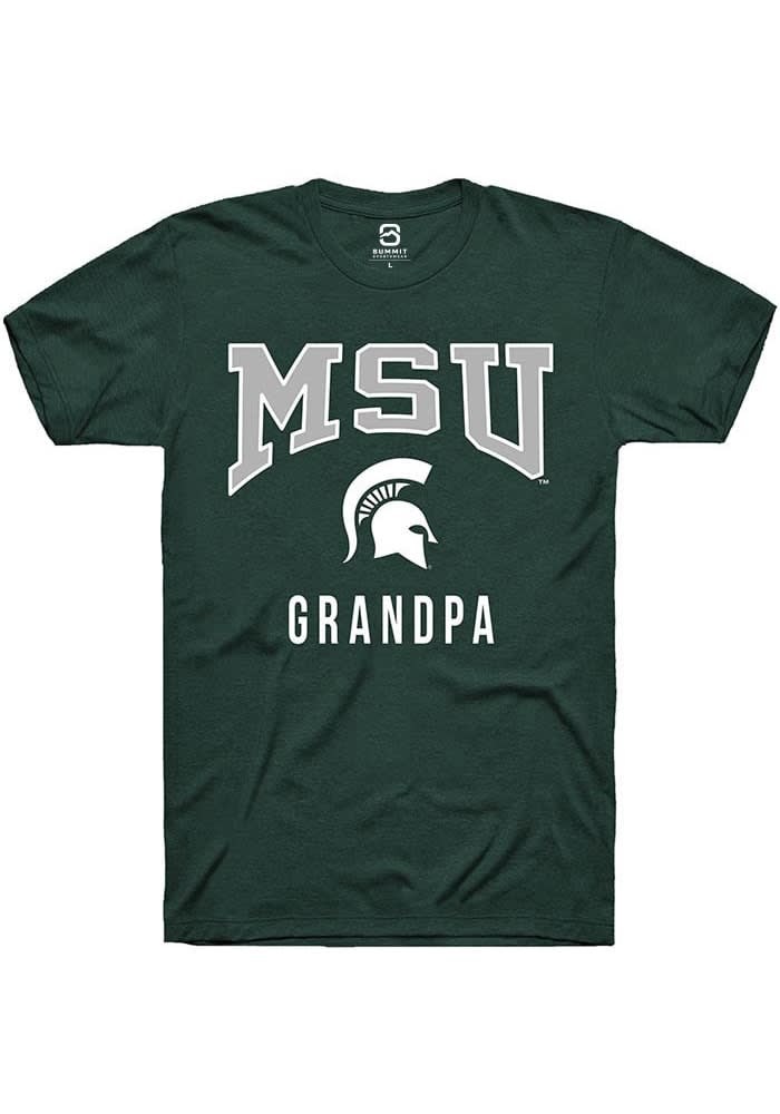 michigan、Pennsylvaniaシャツ Summit Sportswear Michigan State Spartans Grandparent Long