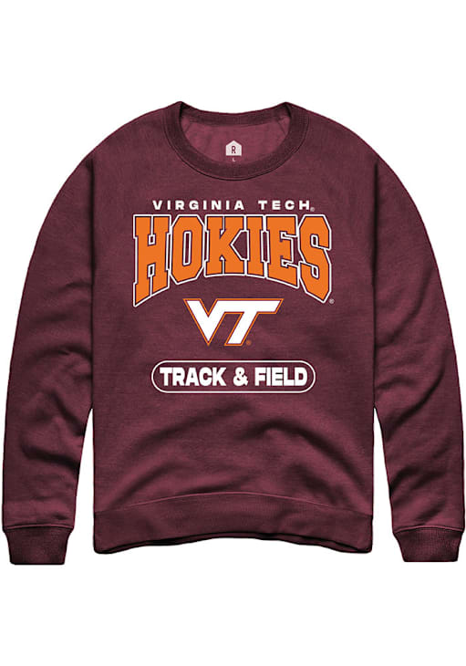 Summit Sportswear Virginia Tech Hokies Mens MAROON Track Field