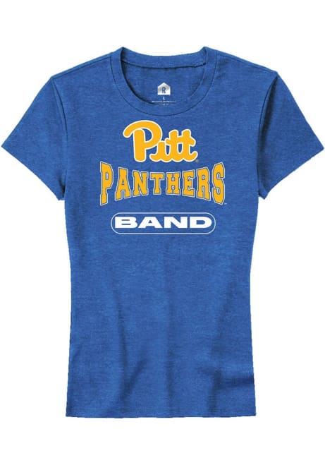 Pitt Panthers Blue Rally Band Short Sleeve T-Shirt