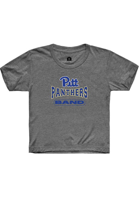 Youth Pitt Panthers Grey Rally Band Short Sleeve T-Shirt