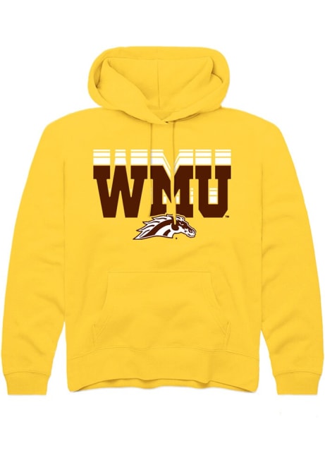 Youth Western Michigan Broncos Gold Rally Repeat Long Sleeve Hooded Sweatshirt