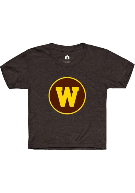 Youth Western Michigan Broncos Brown Rally Alt Logo Short Sleeve T-Shirt