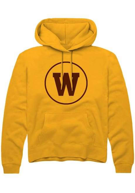 Mens Western Michigan Broncos Gold Rally Alt Logo Hooded Sweatshirt