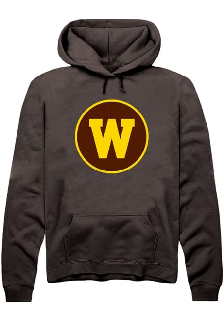 Mens Western Michigan Broncos Brown Rally Alt Logo Hooded Sweatshirt